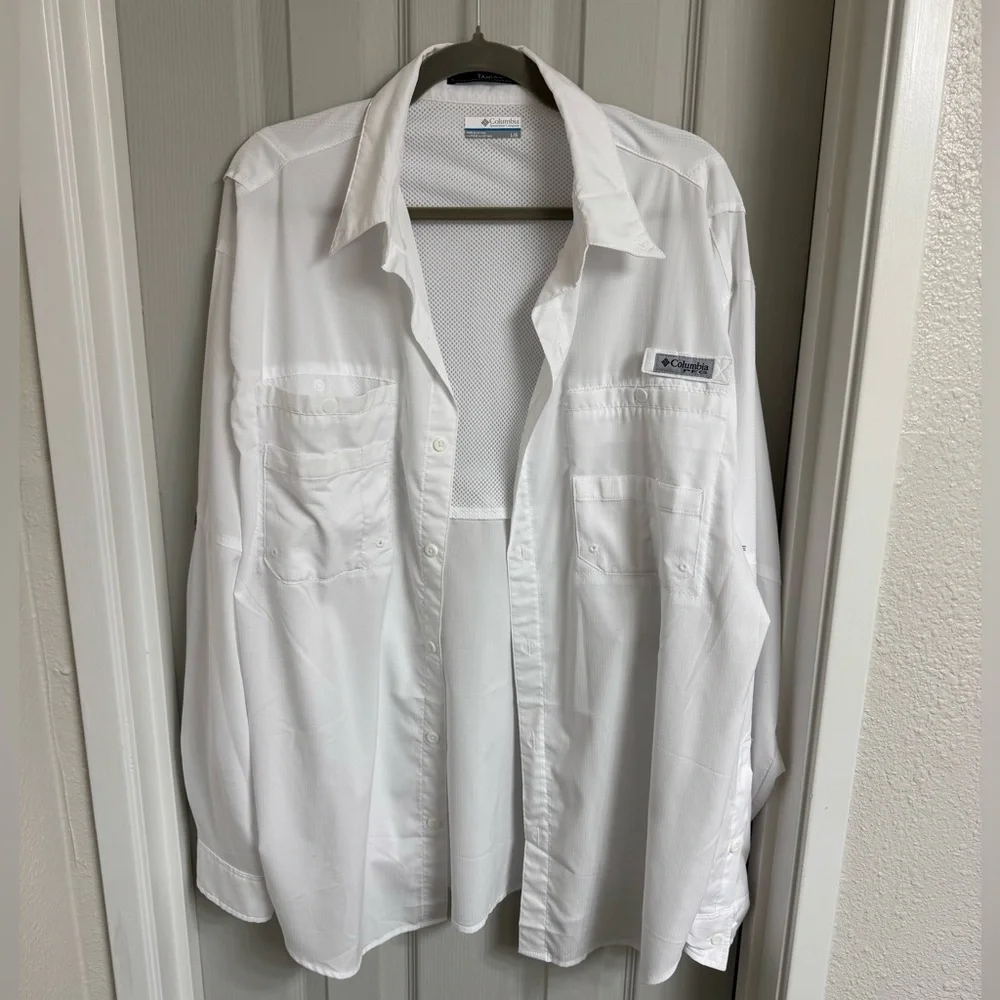 Columbia Tamiami Long Sleeve Shirt - Men’s Large - Picture 1 of 4